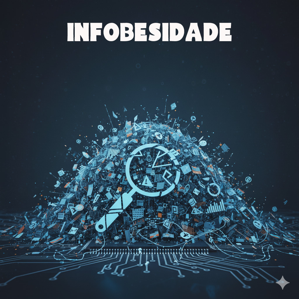Afogado em Dados? Como a Infobesidade Est&aacute; Consumindo Sua Produtividade (e Sua Sanidade!)